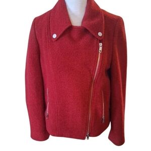 Women's Red Wool Jacket